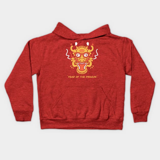 Year Of The Dragon 2024 Kids Hoodie by FanArts